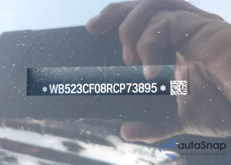 2024 BMW Ix xDrive50 z USA, uszkodzony, nr VIN WB523CF08RCP73895